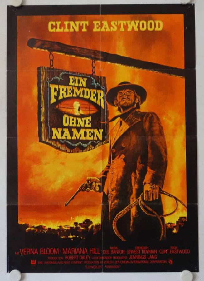 Ein Fremder ohne Namen originales deutsches Filmplakat